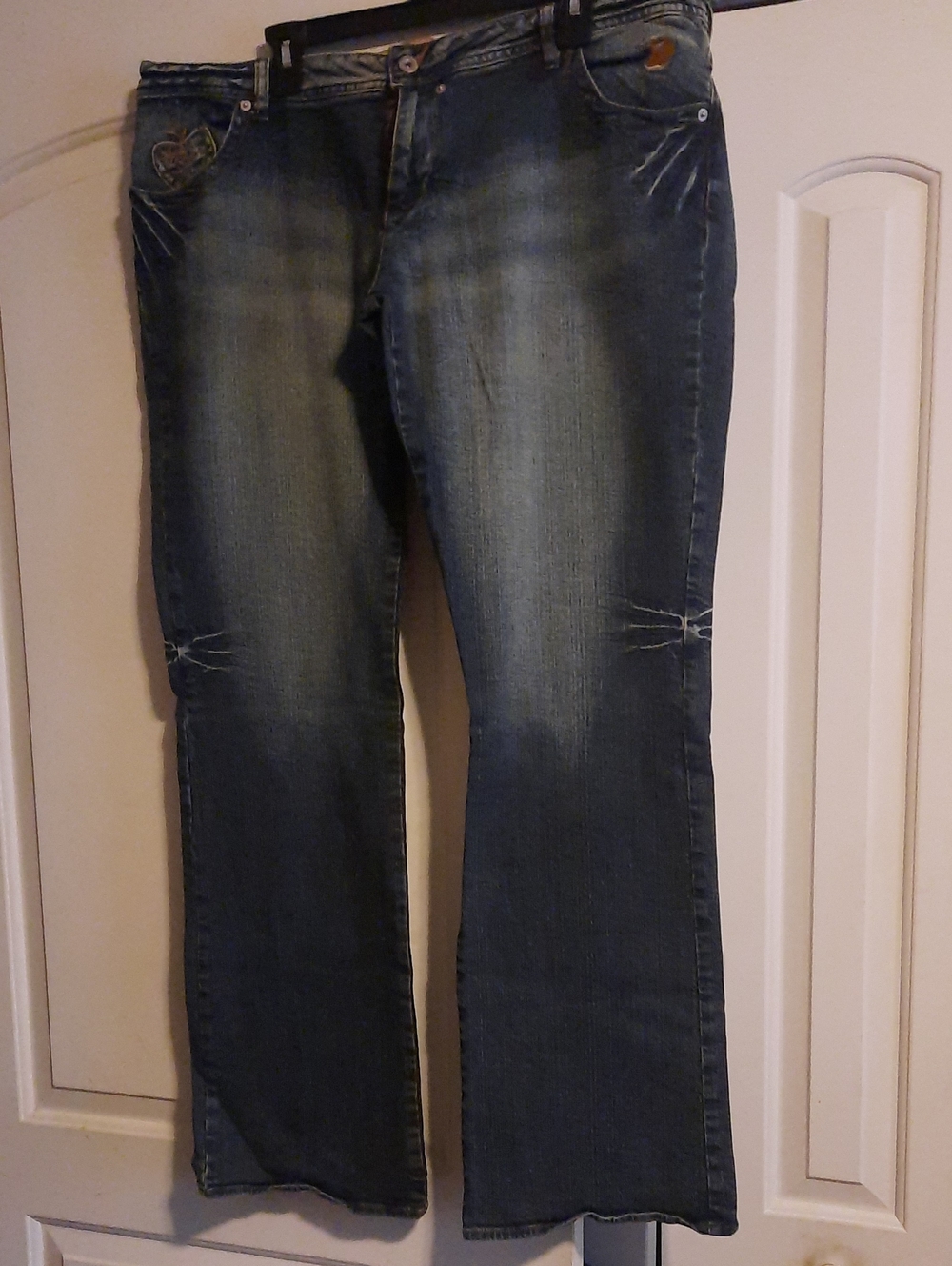Apple Bottoms Women's Dark Blue Flare Jeans